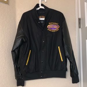 Cheer Power National Champion Jacket yellow detail